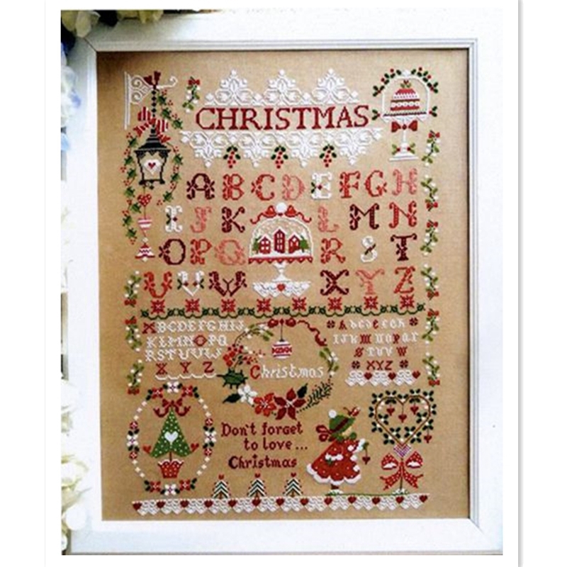 Embroidery Xmas Designs - Kerst meisje telpatroon x-mas gift cartoon