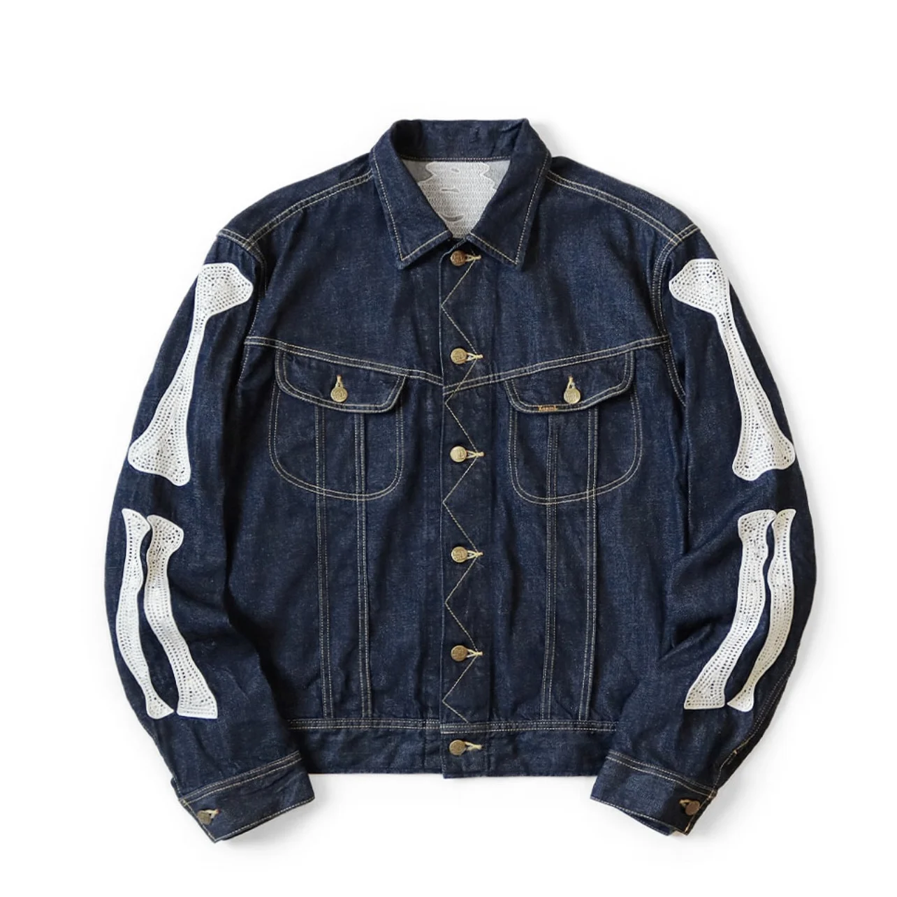 Embroidery Jacket - 24SS KAPITAL Hirata Hiroshi Japanse Denim