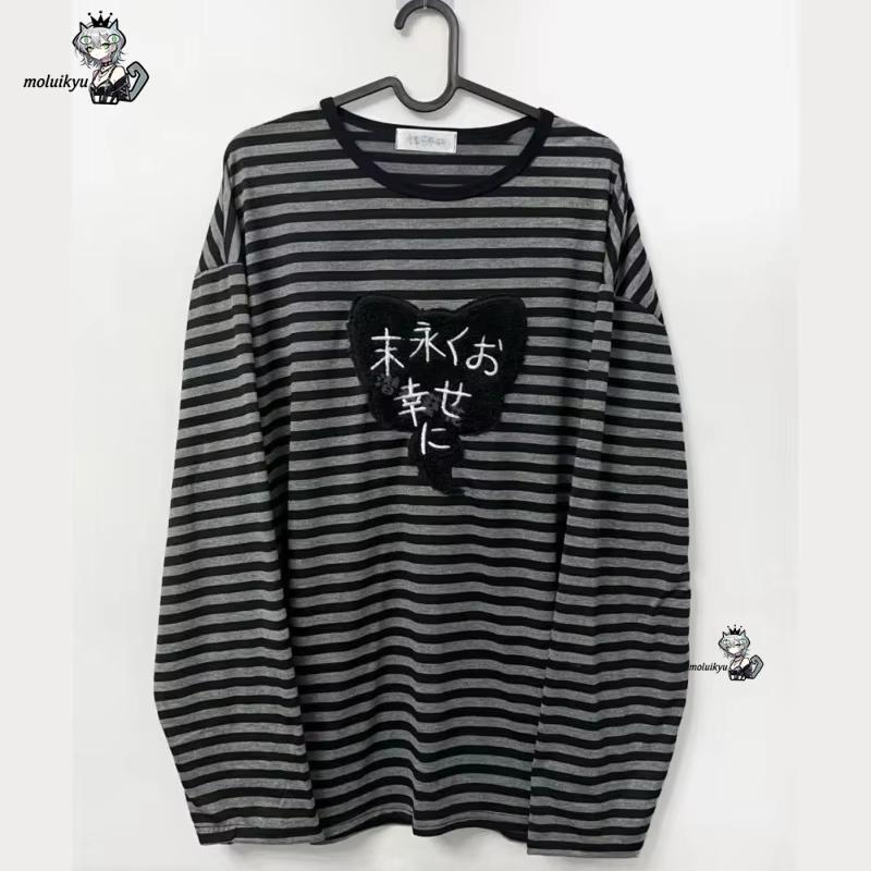 Embroidery Origin - Y2K Amerikaanse punk vintage O-hals shirts