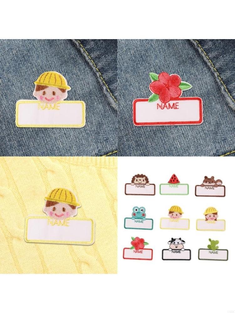 Embroidery Name - Borduren Naam Patches 9 Stuks Zelfklevende