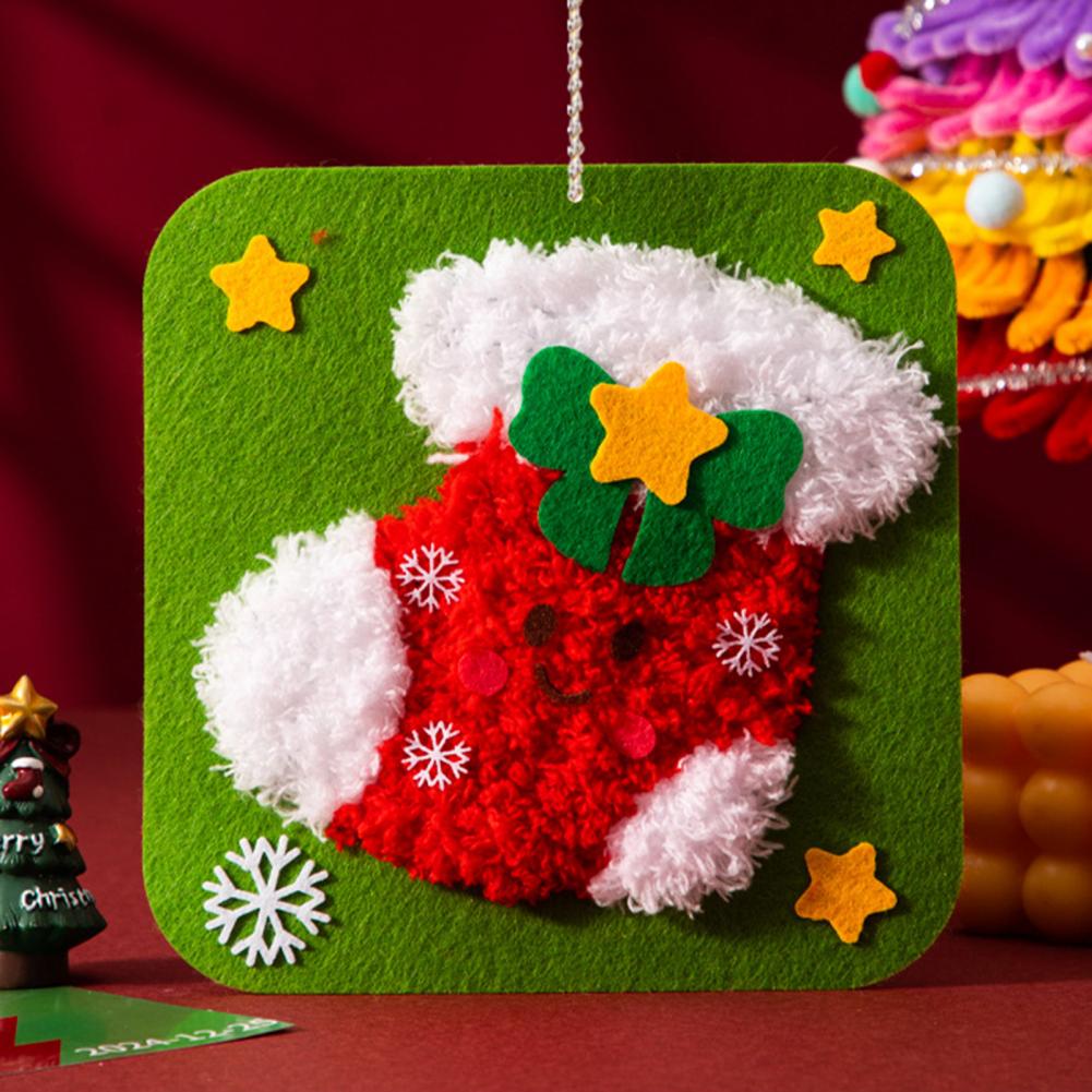 Embroidery Xmas Kits - Knutselset voor beginners Kerstborduurpakket voor beginners