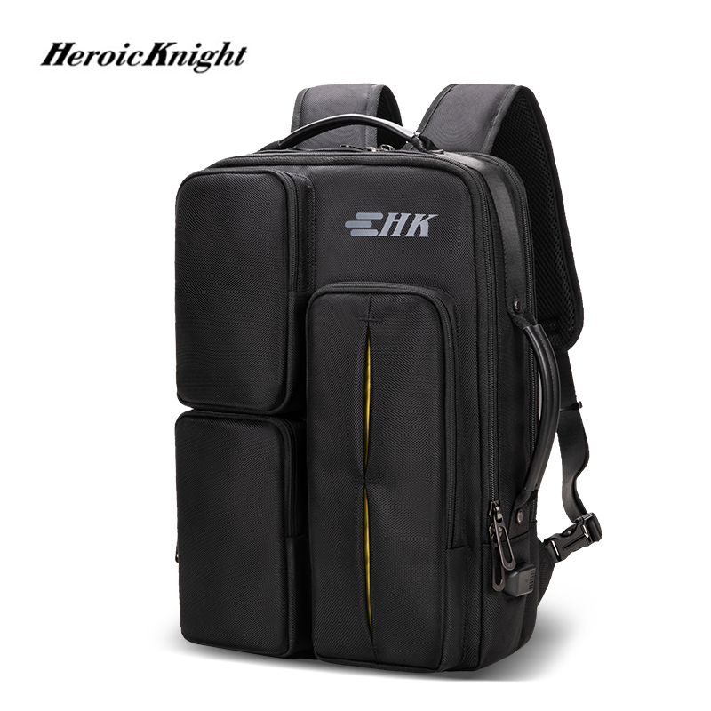 Embroidery Computer - Heroic Knight laptoprugzak voor heren YKK