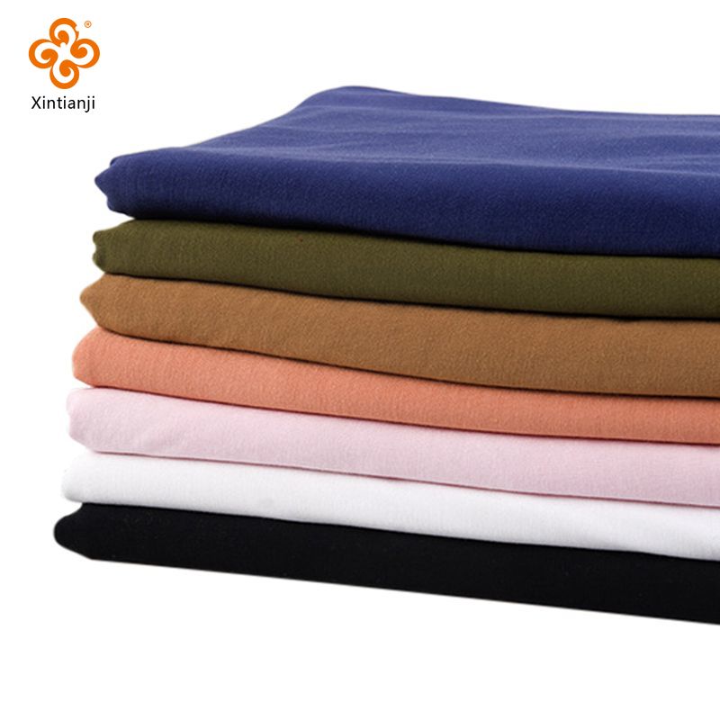 Linen Fabric Natural - 94% viscose 6% spandex gebreide jersey