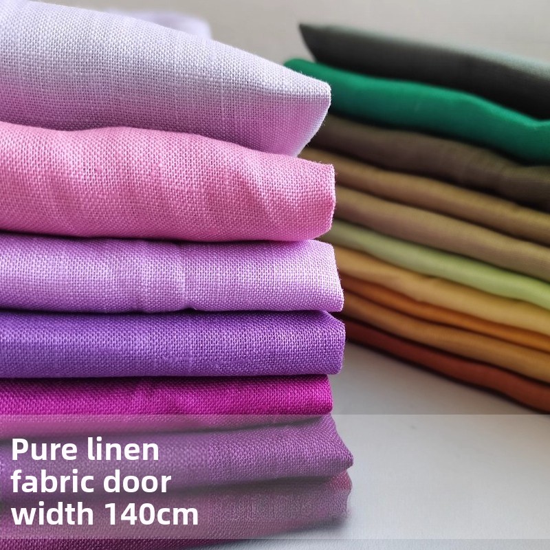Linen Fabric Natural - 100% puur linnen ramie zomerjurk natuurlijke