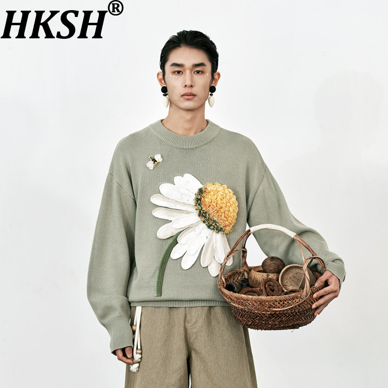 Embroidery Design 3D - HKSH Lente Herfst Nieuwe Mannen Tide
