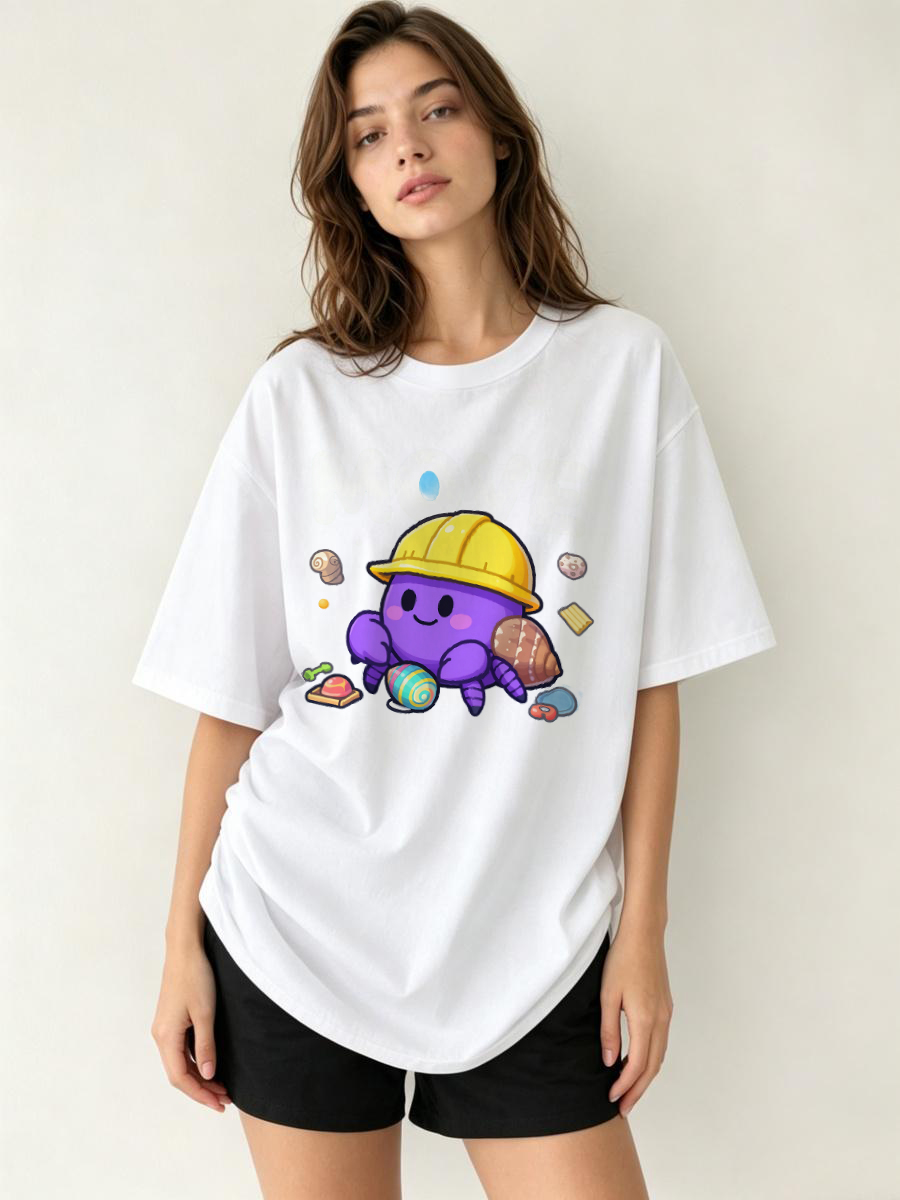 Embroidery University - T-shirt Crop Short Sexy Schattig Zoet