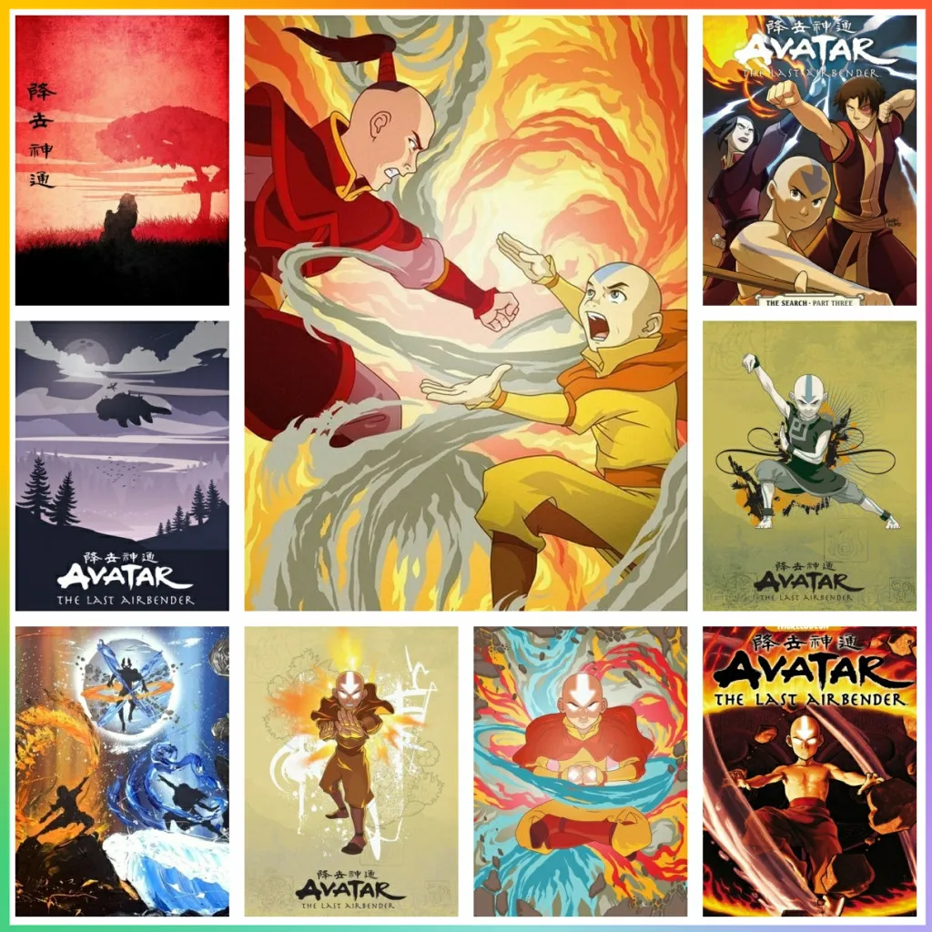 Embroidery Artwork - Avatar The Last Airbender Klassieke Anime