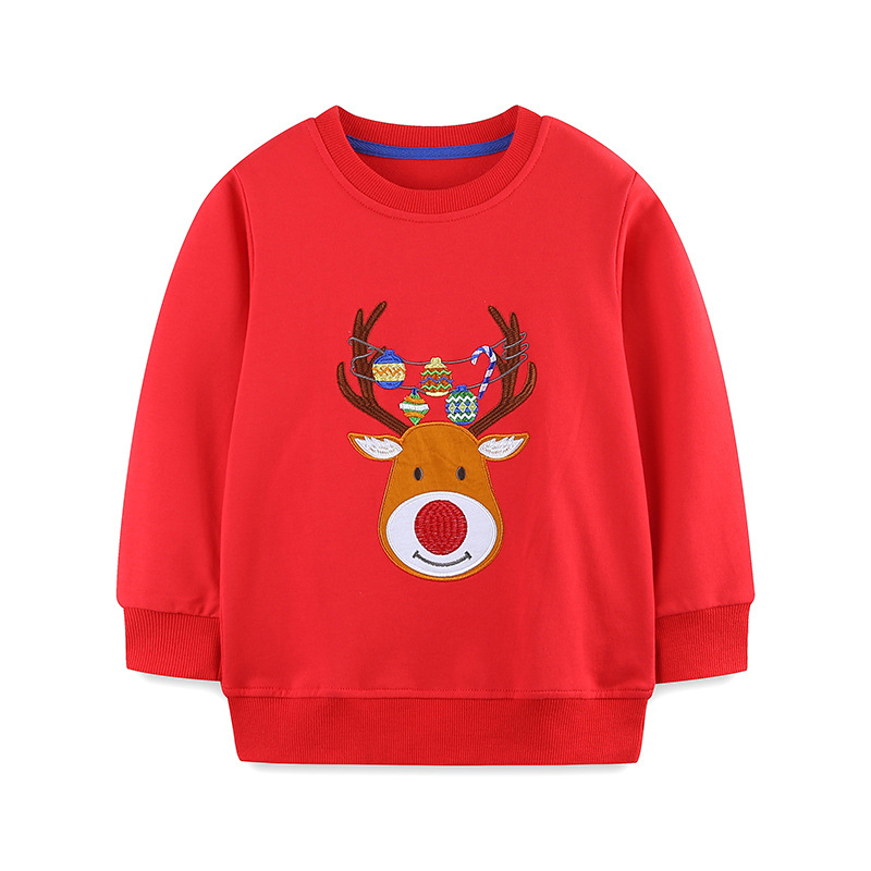 Embroidery Xmas Designs - Kerst-sweatshirts voor kinderen, jongens en meisjes,