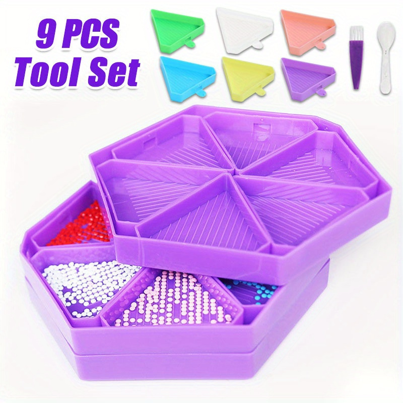 Embroidery Uae - 9 STKS Nieuwe Diamond Painting Tray,