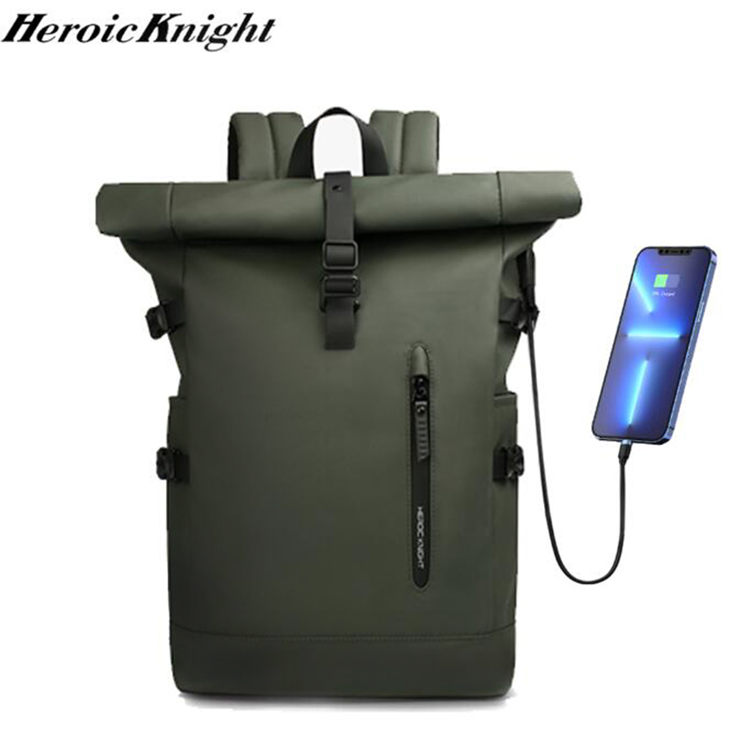 Embroidery Computer - Heroic Knight Herenrugzak Buiten Reizen Oprollen