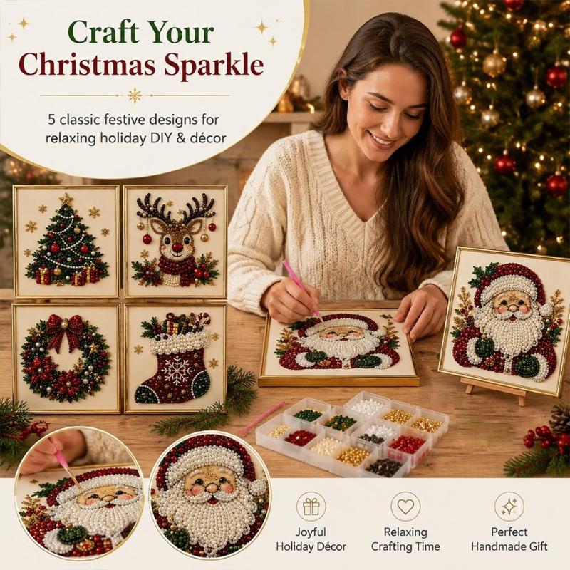 1 stuk 5D DIY wanddecoratie Ke - Embroidery Xmas Kits recensie en prijs