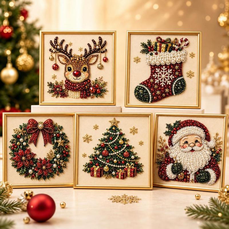 1 stuk 5D DIY wanddecoratie Ke - Embroidery Xmas Kits recensie en prijs