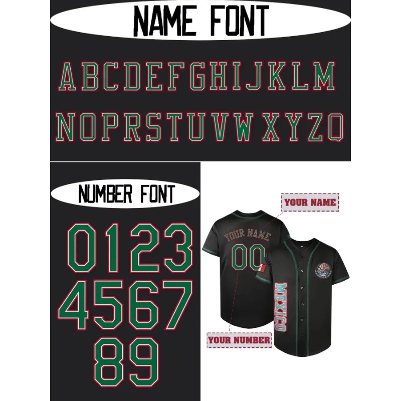 Aangepaste naam en nummer Here - Embroidery Name Designs recensie en prijs