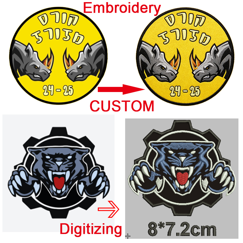 Aanpasbare geborduurde patches - Embroidery Name Designs recensie en prijs