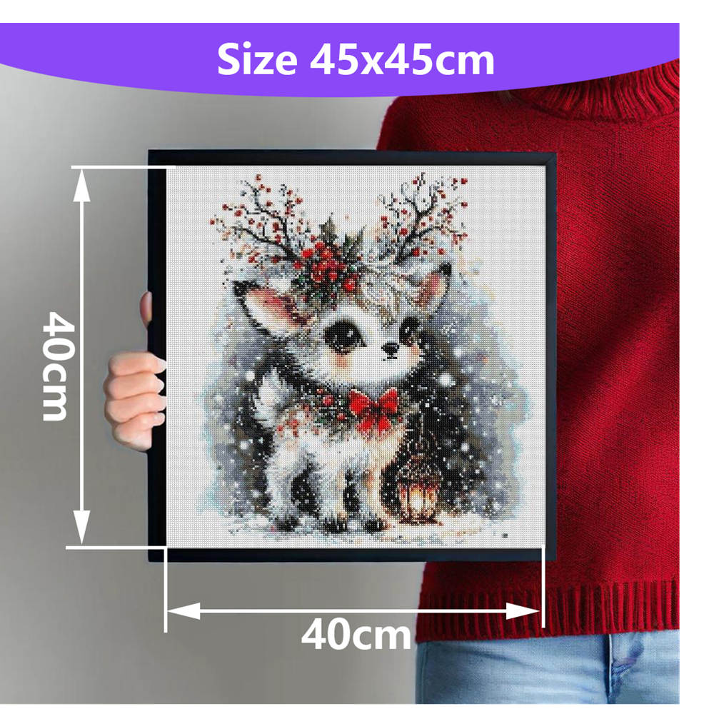 Volledige boor diamant borduur - Embroidery Xmas Kits recensie en prijs