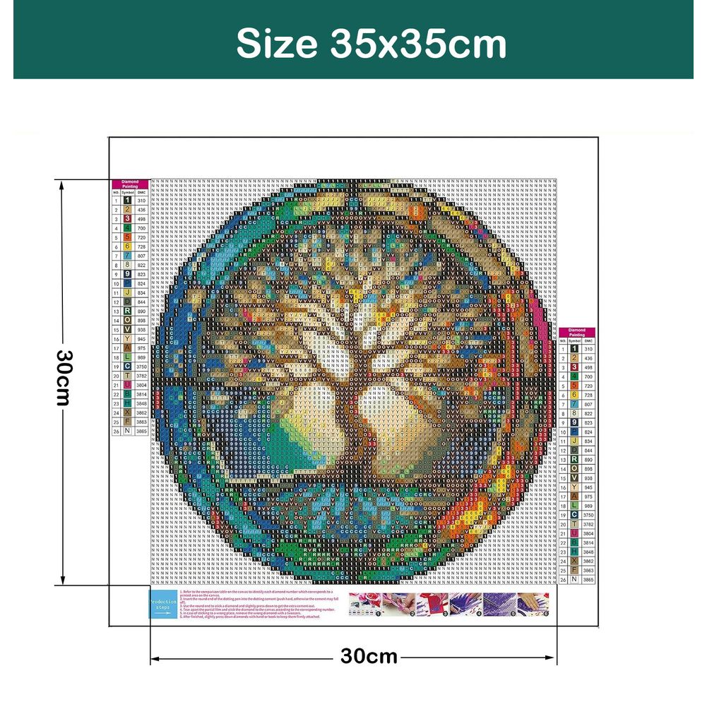 Volledige boor diamant borduur - Embroidery Xmas Kits recensie en prijs
