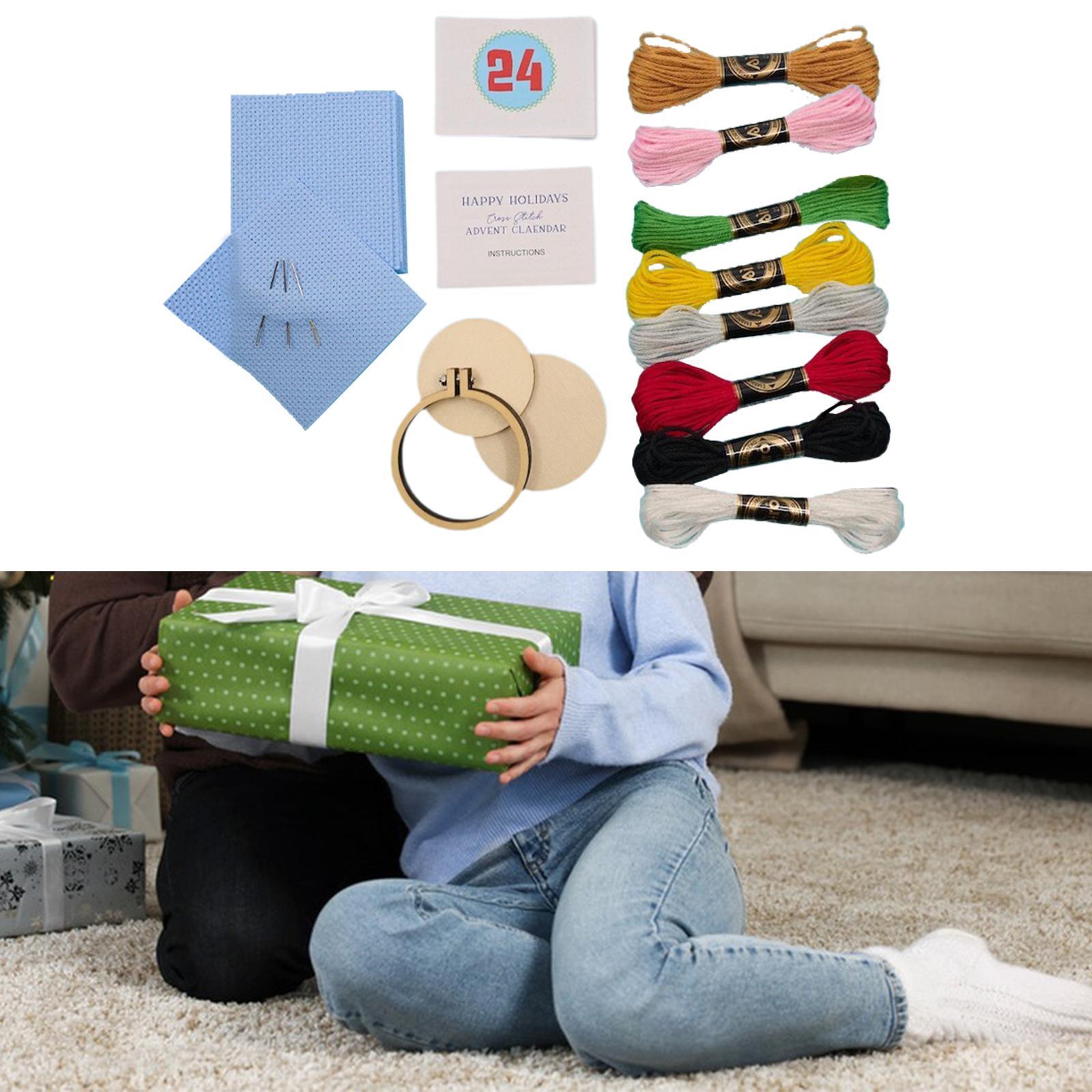 Kerst adventskalender, kerstst - Embroidery Xmas Kits recensie en prijs