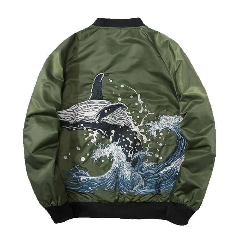 Sukajan geborduurd bomberjack  - Embroidery University recensie en prijs