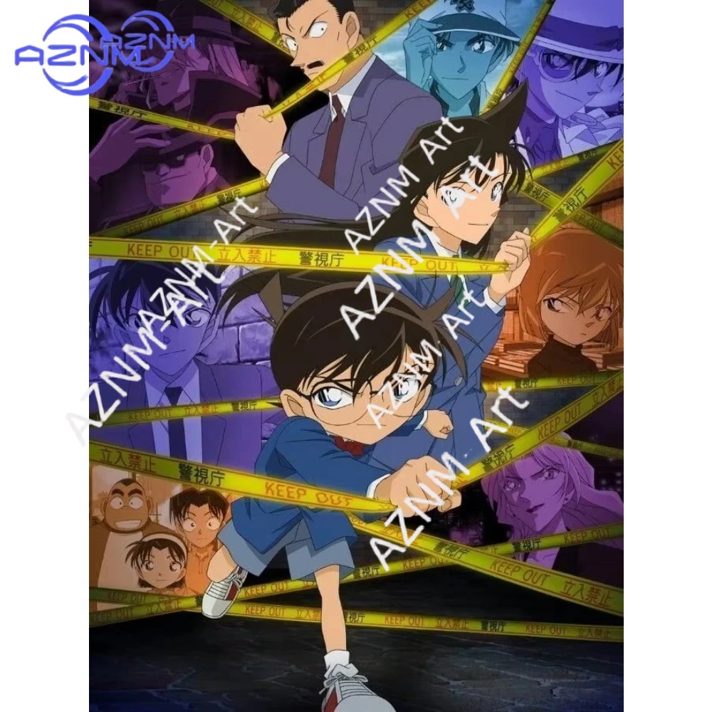 1pc detective conan diamant sc - Embroidery Gift recensie en prijs