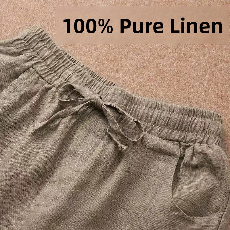 Zuiver linnen ademende elastis - Linen Fabric Natural recensie en prijs