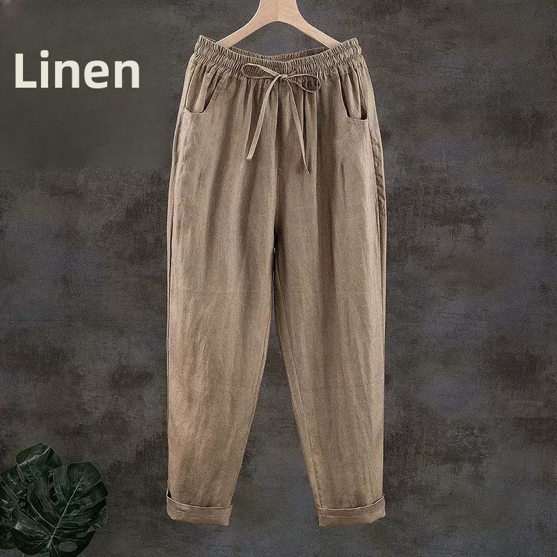Zuiver linnen ademende elastis - Linen Fabric Natural recensie en prijs