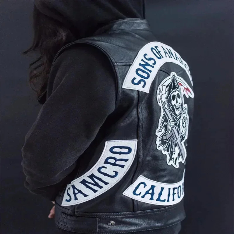 ABC123Leather Heren Motorfiets - Embroidery Jacket recensie en prijs