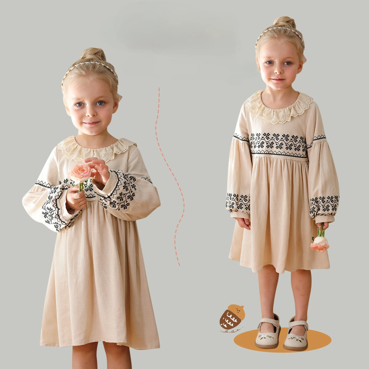 Herfst Lotusblad Kant Kraag Ge - Embroidery Artist recensie en prijs