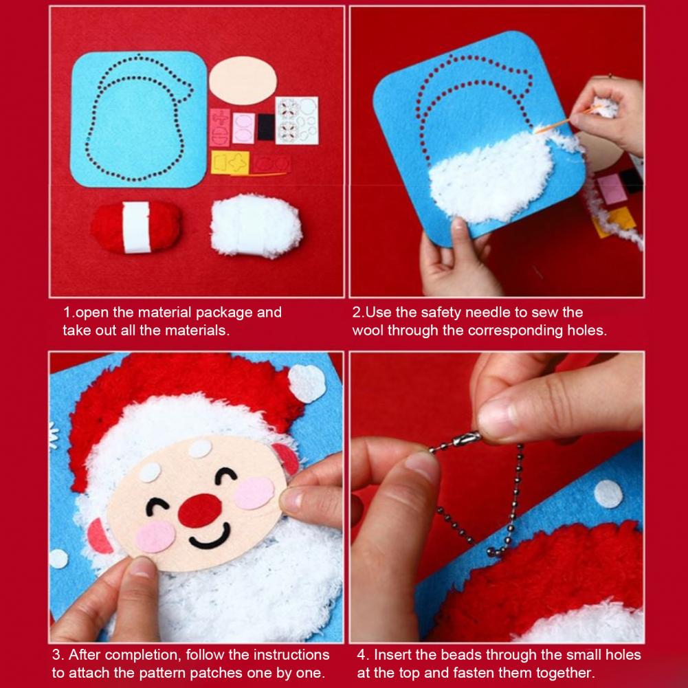 Knutselset voor beginners Kers - Embroidery Xmas Kits recensie en prijs