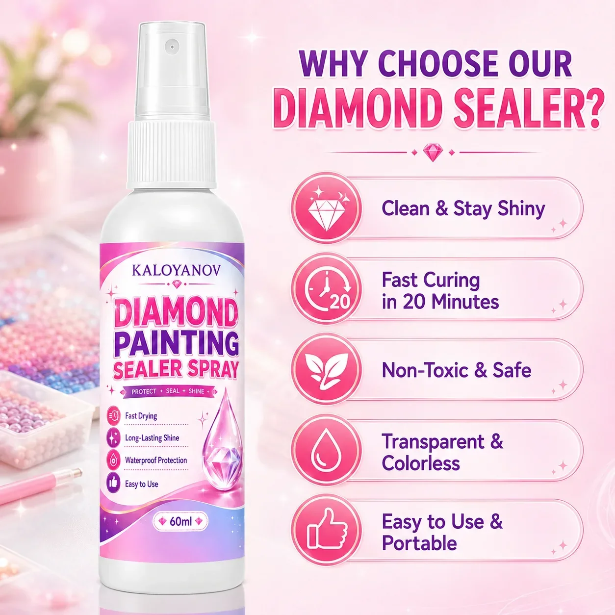 5D Diamant Schilderij Sealer S - Embroidery Uae recensie en prijs
