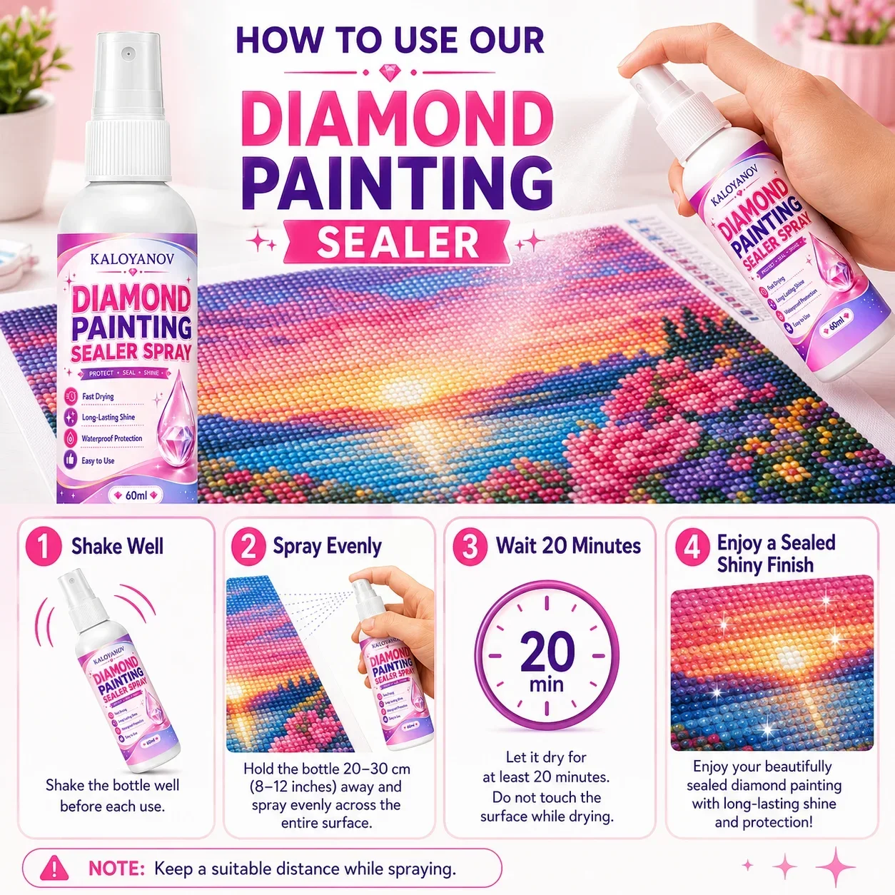 5D Diamant Schilderij Sealer S - Embroidery Uae recensie en prijs