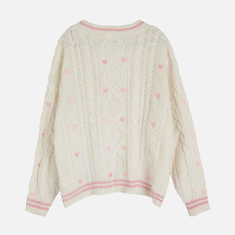Lover vest met roze hart knop  - Embroidery Gift Ideas recensie en prijs