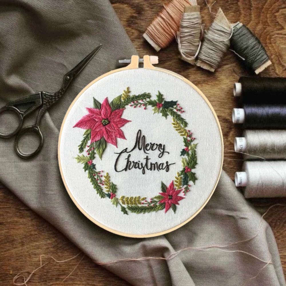 Kerstcadeaus DIY Kerstborduurp - Embroidery Xmas Kits recensie en prijs