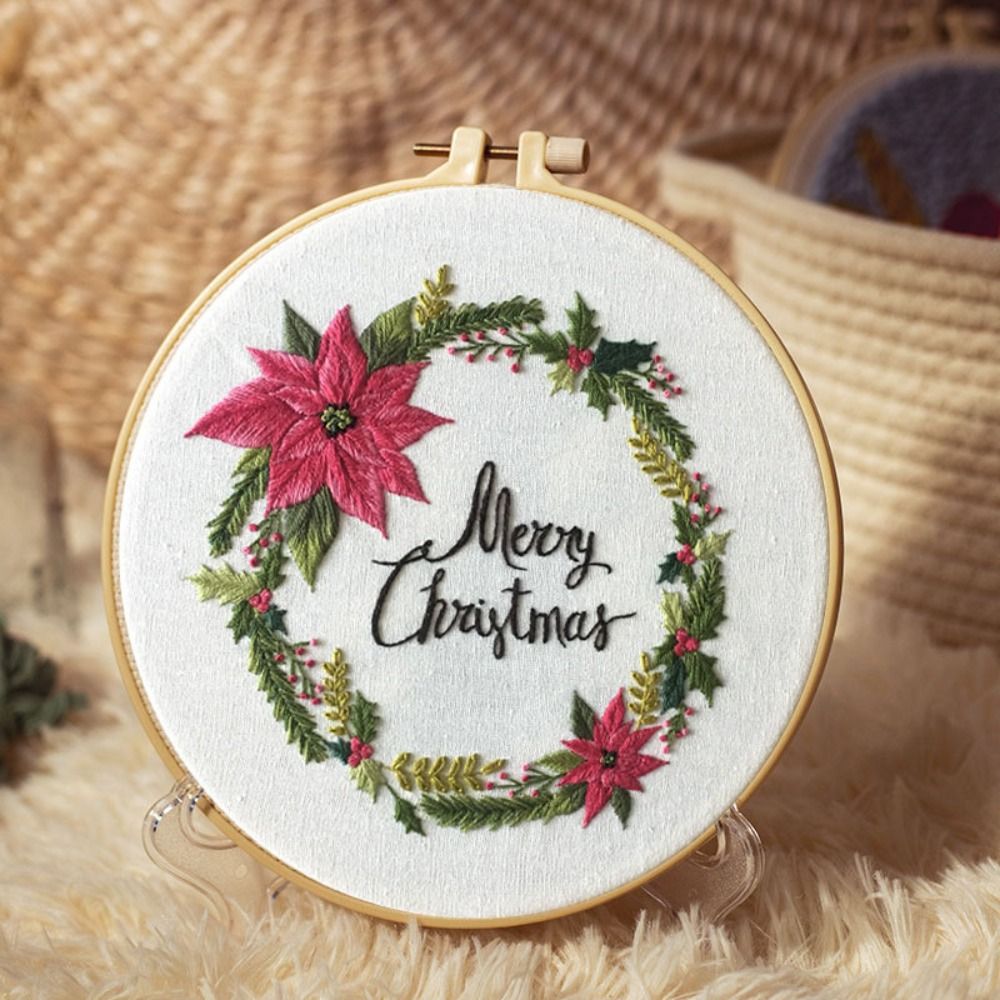 Kerstcadeaus DIY Kerstborduurp - Embroidery Xmas Kits recensie en prijs