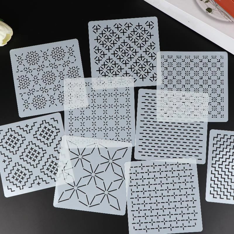 [J]9/32 stuks Sashiko borduurw - Embroidery Gift recensie en prijs