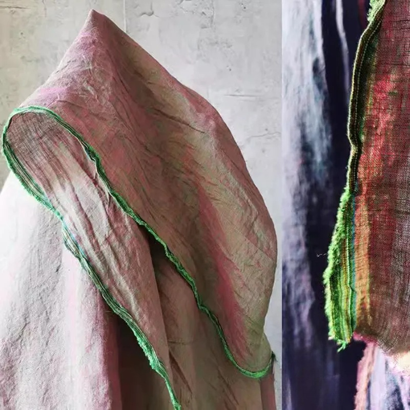 Garengeverfde linnen stof voor - Linen Fabric Natural recensie en prijs