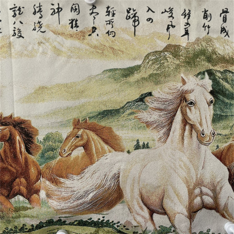 Chinese oude kleurige brokaat  - Embroidery Artwork recensie en prijs