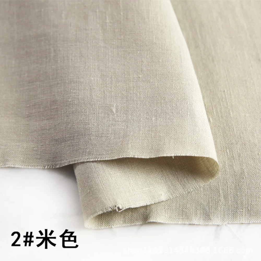 100% puur linnen, natuurlijke  - Linen Fabric Natural recensie en prijs