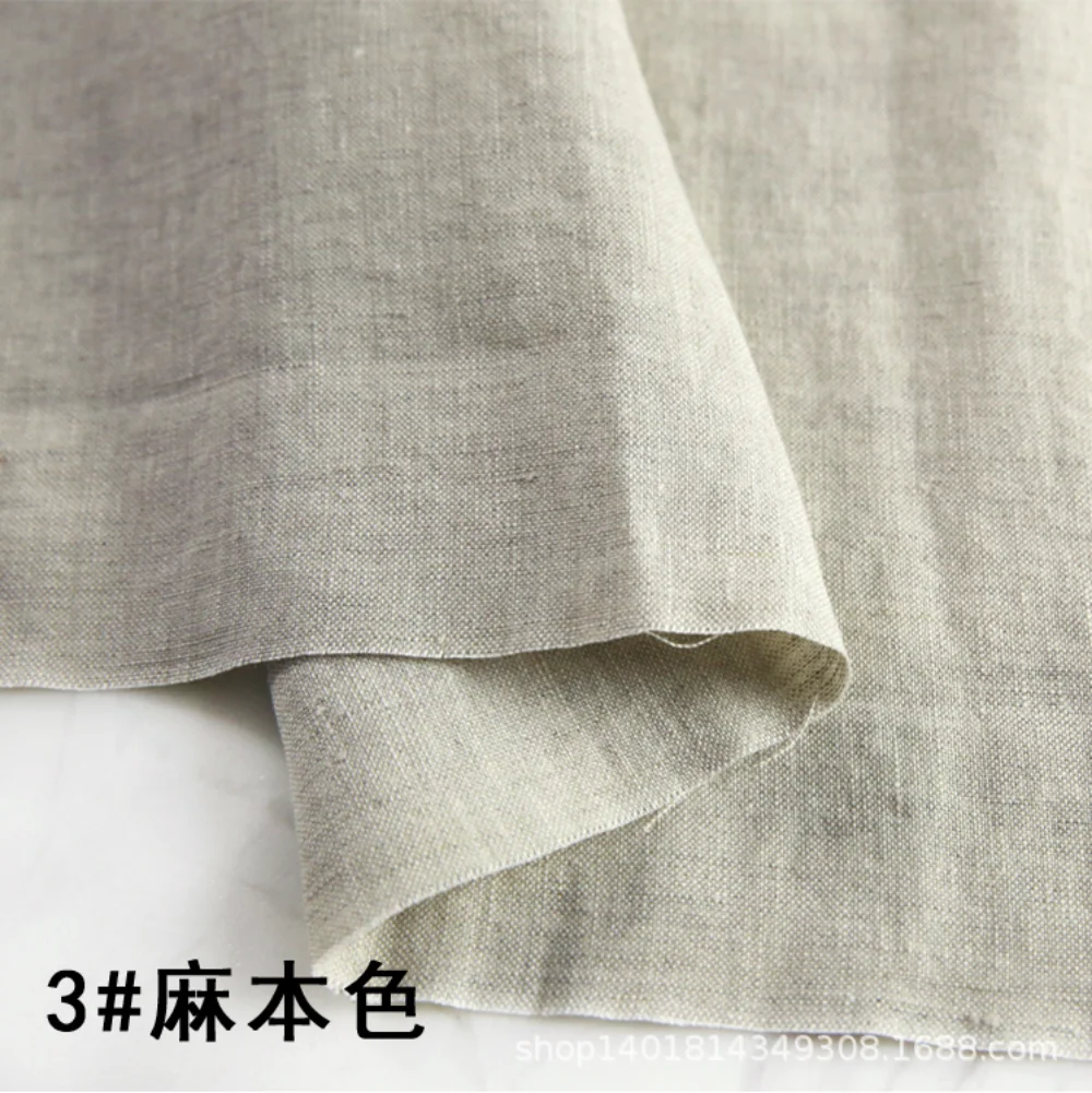 100% puur linnen, natuurlijke  - Linen Fabric Natural recensie en prijs