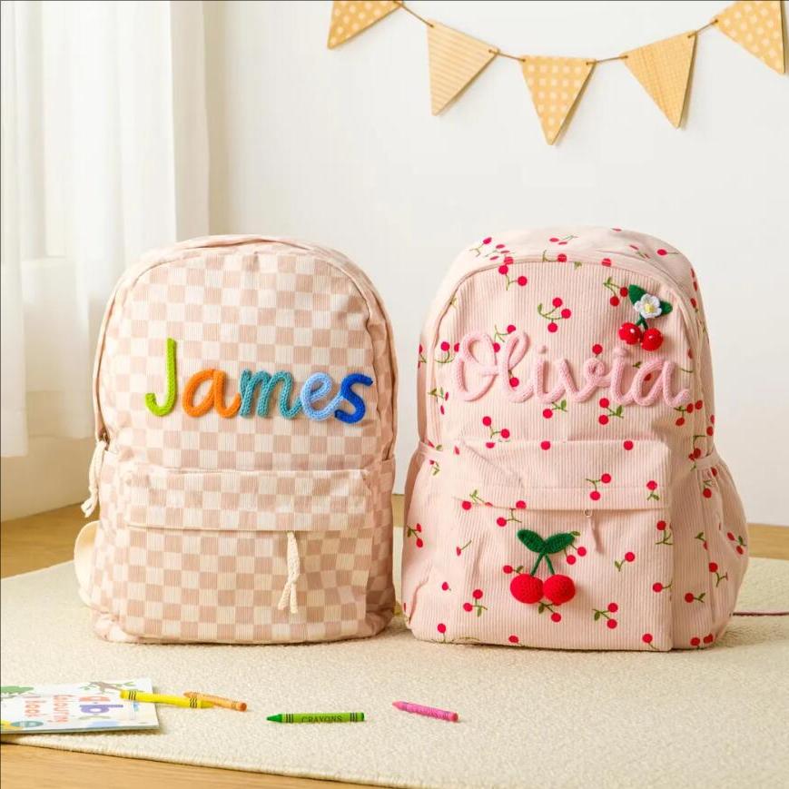 Aangepaste schattige rugzak vo - Embroidery Name Designs recensie en prijs