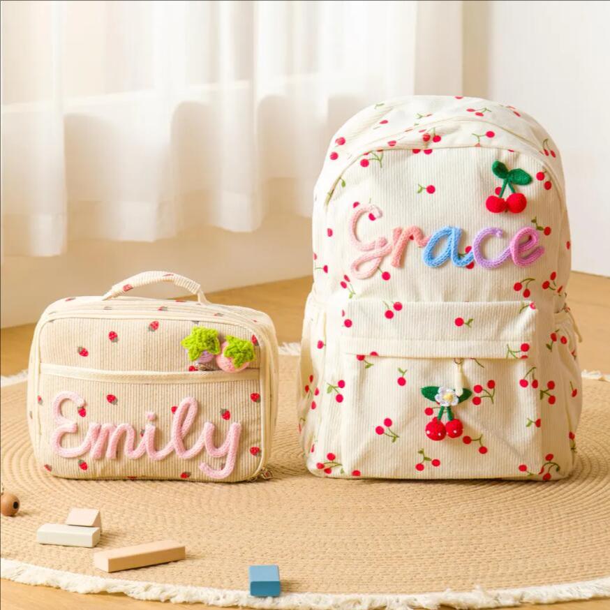 Aangepaste schattige rugzak vo - Embroidery Name Designs recensie en prijs