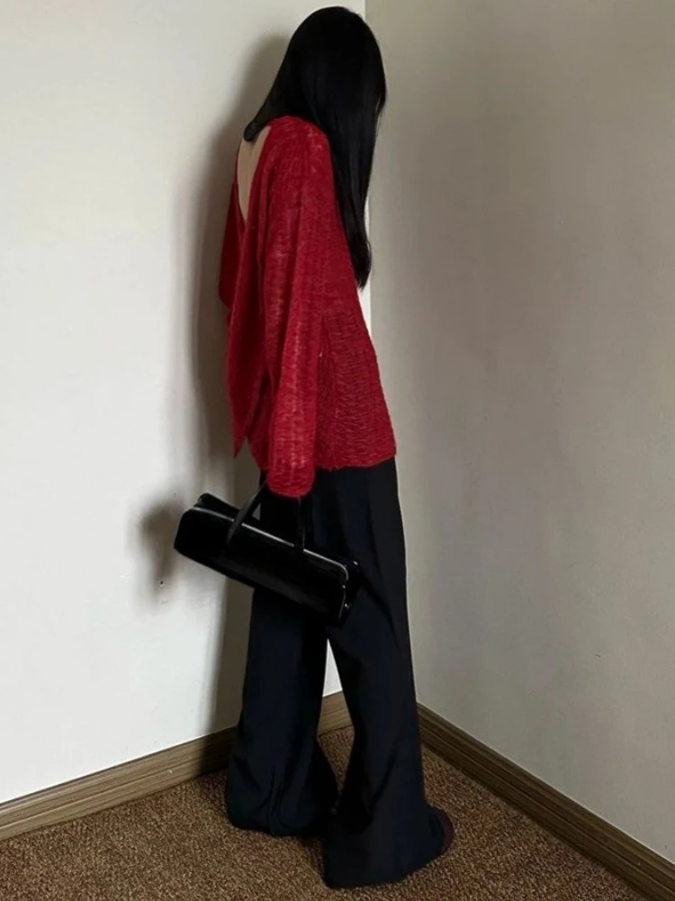 Y2K doorzichtig gebreid dames- - Embroidery Fashion recensie en prijs